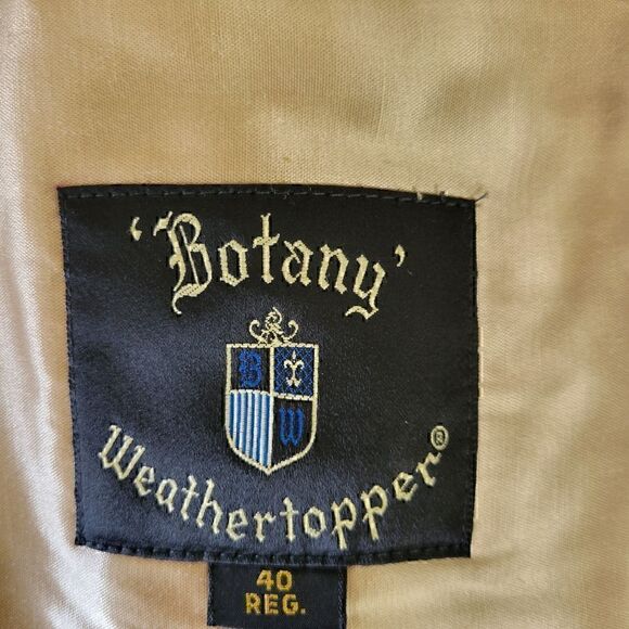 Botany Weathertopper Zip Out Warm Liner Tan Trench Overcoat - Picture 10 of 12